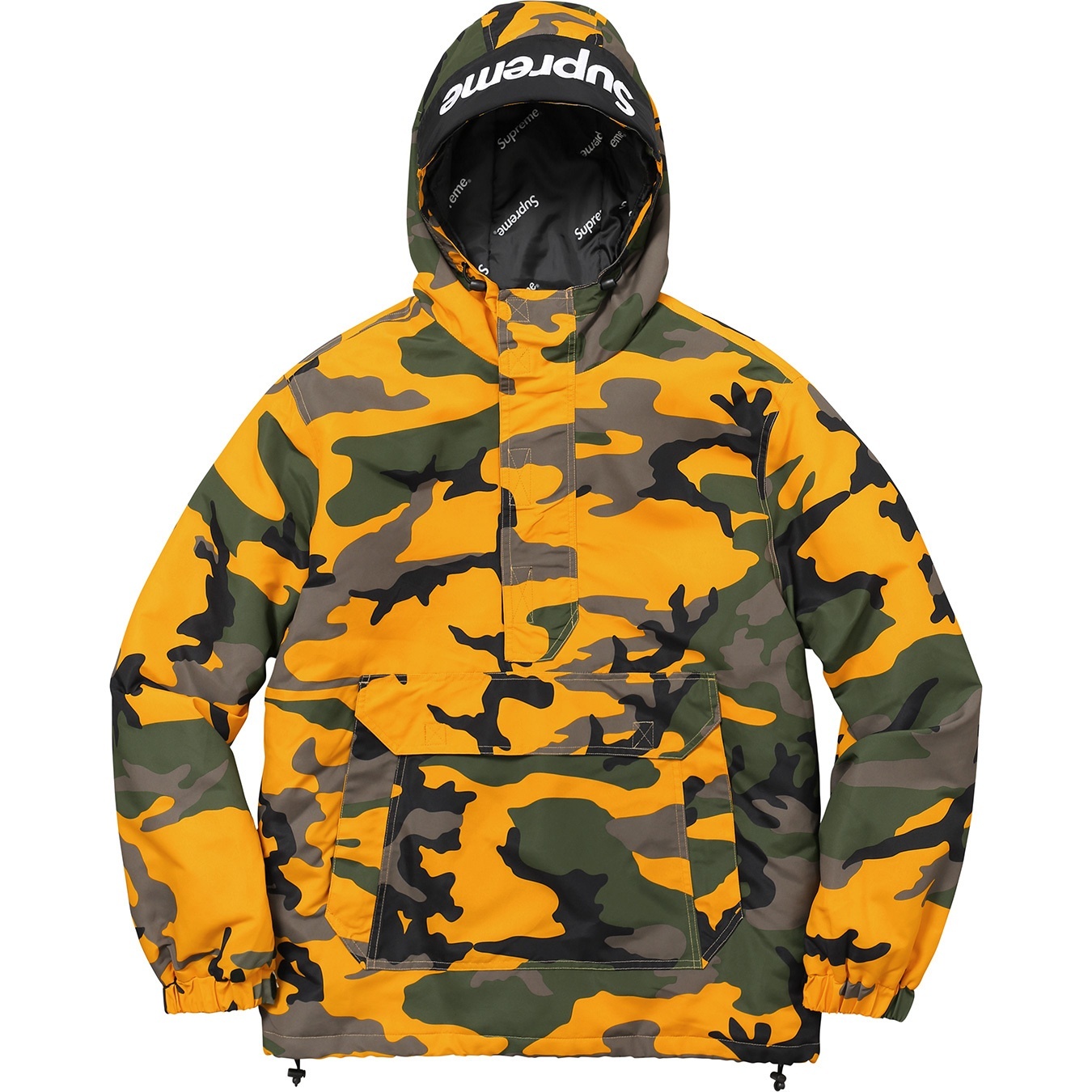 Hooded Logo Half Zip Pullover view 4
